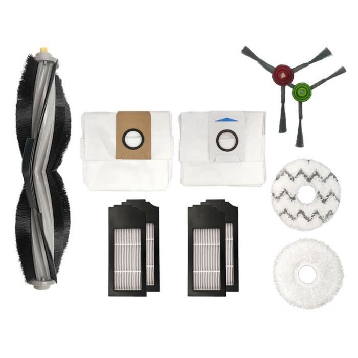Lot De 12 Sacs à Poussière Compatibles Ecovacs T30 Pro Omni & T30 Omni - Grande Capacité, Rechange Aspirateur