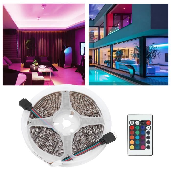 Bande lumineuse LED Sonew - Multicolore - 300LED USB RGBW 5050 ...