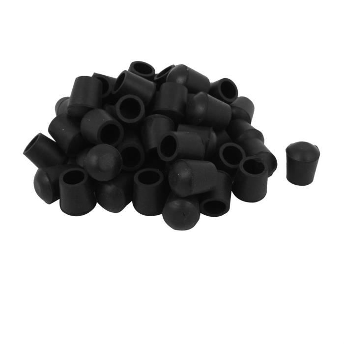 12 Pieds Caoutchouc Amortisseurs Uxcell - Noir D27x21xH18mm