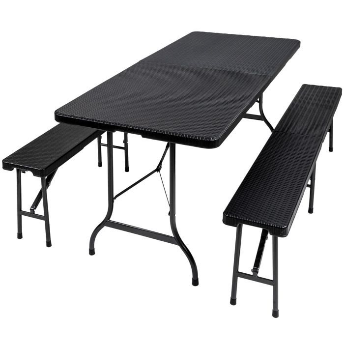 Table Pliante Noire Achat Vente Pas Cher