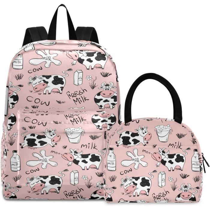 Monki - Hilma - Sac porté épaule en tissu recyclé - Imprimé vache