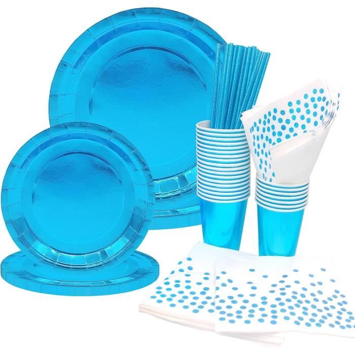 Ciao- Kit Vaisselle De Fête Marvel Avengers - 24 Assiettes, 24 Gobelets Et 40 Serviettes Pour Anniversaire Et Soirée à Thème