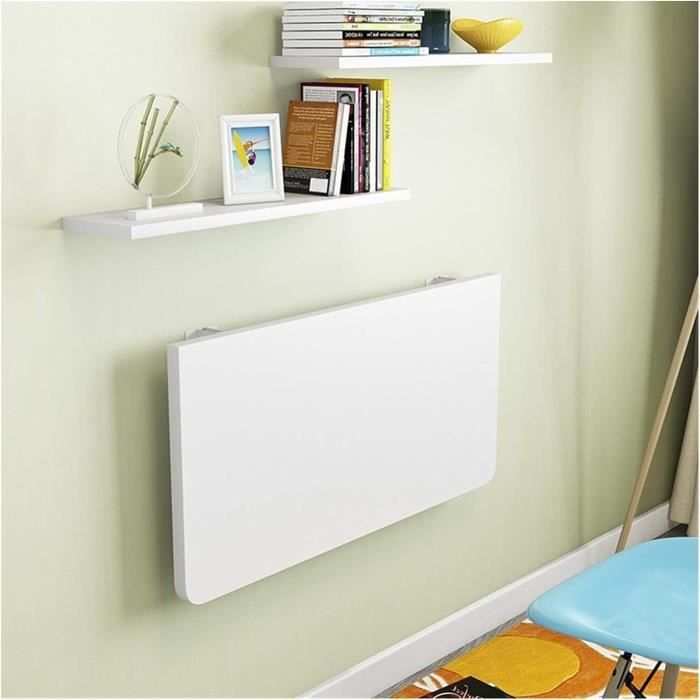 Table Mur Inch Table Murale Rabattable, Contre Le Mur Pendaison Bureau D'Ordinateur ...