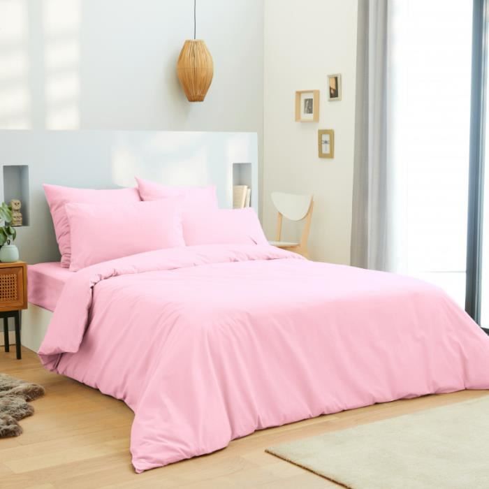 Taie d'oreiller 65x65 satin de coton Petales, 2 pièces