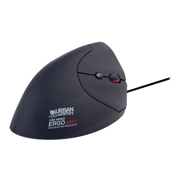 Souris Filaire - URBAN FACTORY - Ergonomique - Pour Droitier - EMR01UF-V2