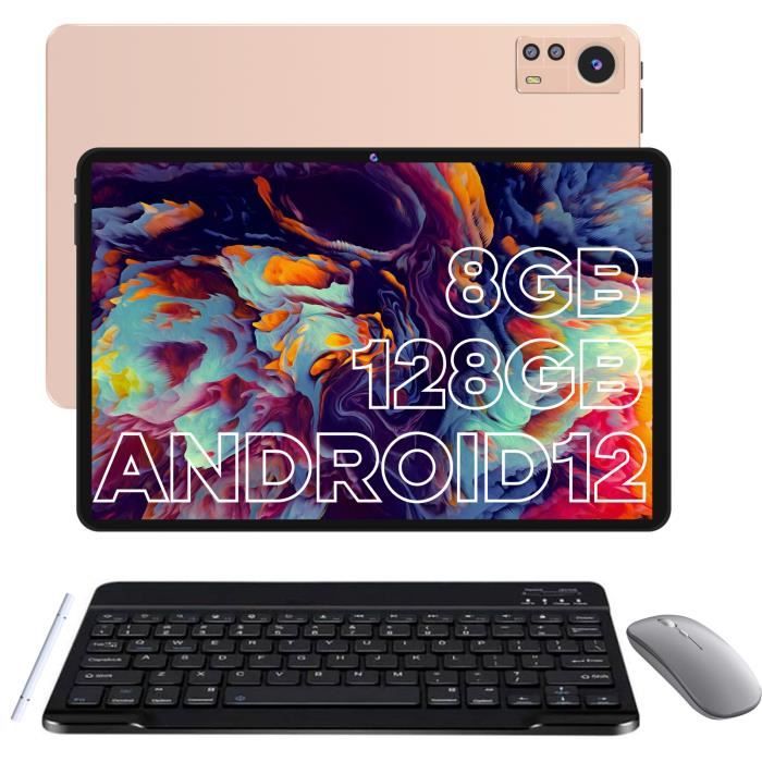 VANWIN - Tablette 10,1 Pouces Android 12 Processeur Octa-Core 8 Go