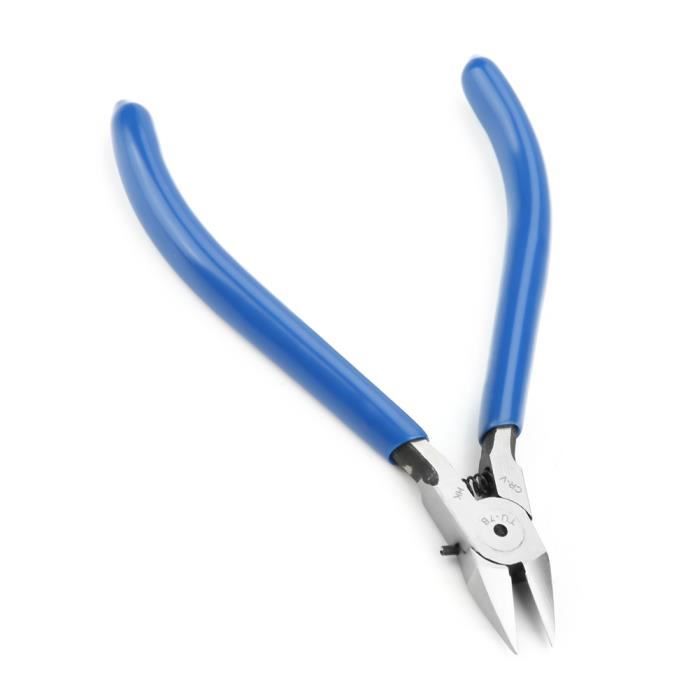 Pince Coupante Coudée électronique - Coupe-fil Précis Pour Bijoux Et électronique - Matériau Fer - Outil Compact