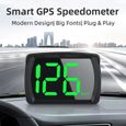 Compteur de vitesse numérique universel pour voiture, Affichage tête haute, GPS HUD, Grande police, Compteur-1