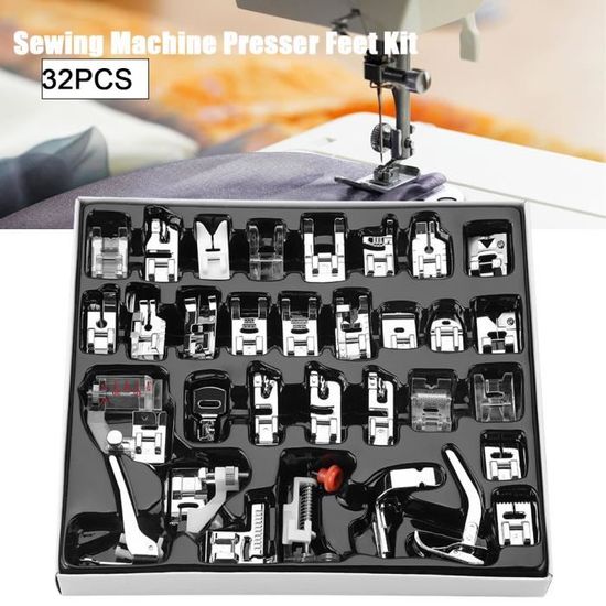 EMSea 2 Pieds Presseurs pour Machines à Coudre 45321 10 Mm de Large