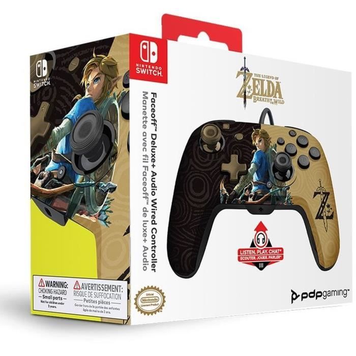 Manette Filaire : Zelda Link pour Nintendo Switch