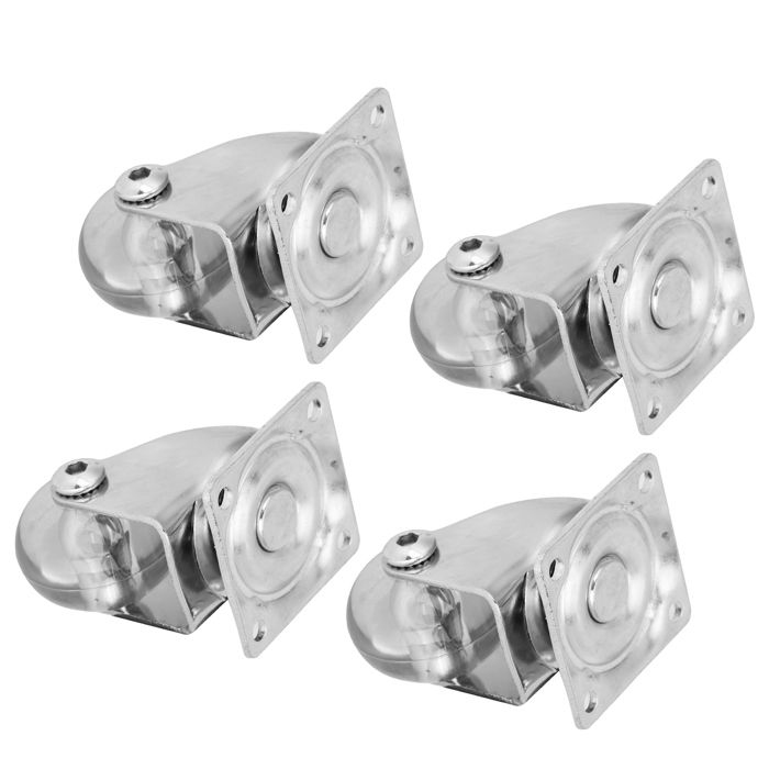 Roulettes Universelles 4Pcs Rotation 360°, Direction Cabinet Chaise ...