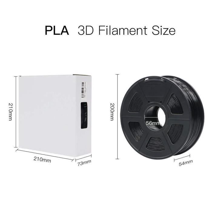ANYCUBIC Filament PLA de 1,75 mm pour Imprimante 3D, Précision