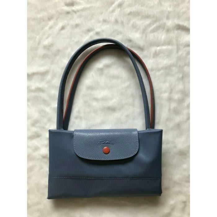 Longchamp Le Pliage Grand sac main en nylon pour femme Bleu