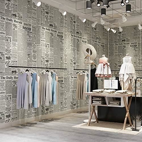 Papier peint r tro vieux am ricain magasin de v tements de papier