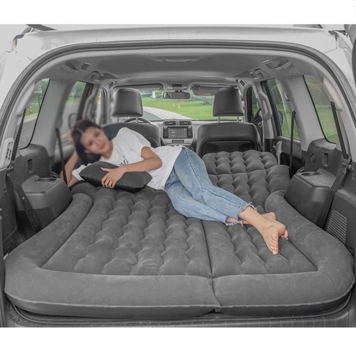 Matelas gonflable pliable Lit de voiture véhicule avec pompe Camping Voyage  confort pour SUV de voiture (noir) -CYA - Cdiscount Sport