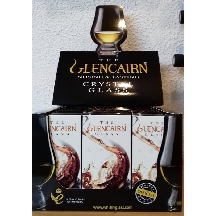 Glencairn Copita Verre Officiel à Whisky/sherry Avec Bouchon De