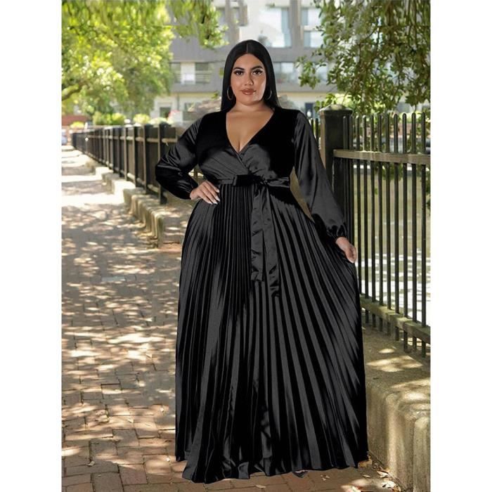 Robe de soiree longue en tissu plisse pour femmes robes elegantes pour dames grande taille Turquie luxe en vrac 1.5mmx10078m Blanc Cdiscount Pret a Porter
