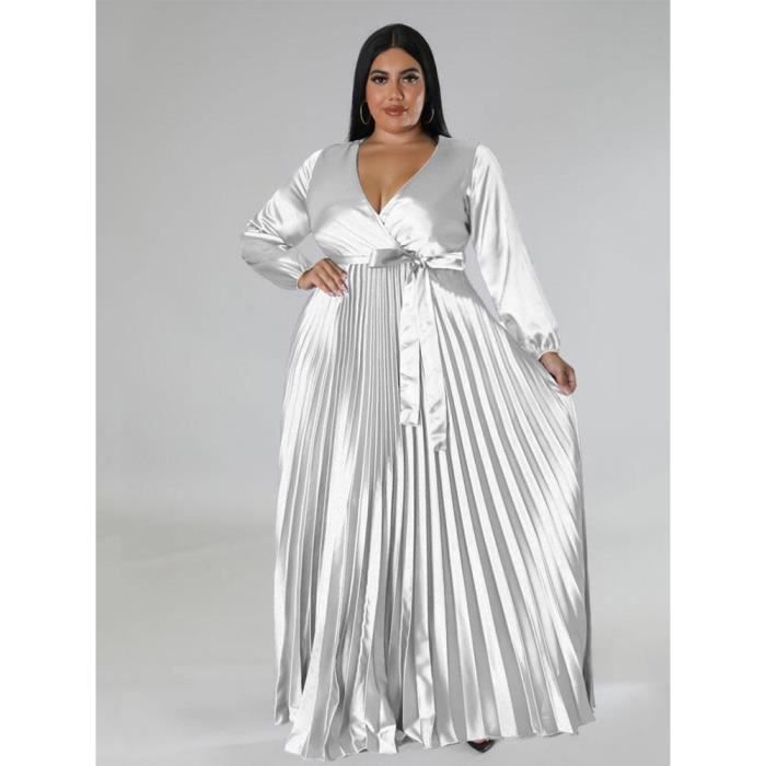 Robe tissu plissé hot sale