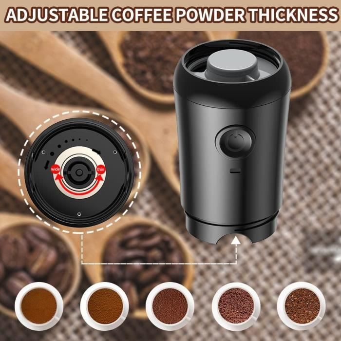 Agitateur à Café Automatique Lévitation Magnétique - Mixeur Électrique Minuterie 2 Vitesses Avec Chauffage Pour Lait Vin Rouge