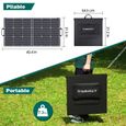 SWAREY kit Economie d'energie Générateur Solaire Portable 166Wh avec panneau Solaire Pliable 100W-3