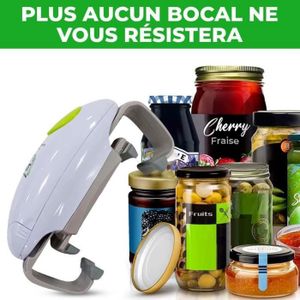 Ouvre-Bocaux IBILI 743300 - Ouvre-Pots Et Bocaux En Plastique Noir - Outil Pratique Et Ergonomique 14x5x3 Cm