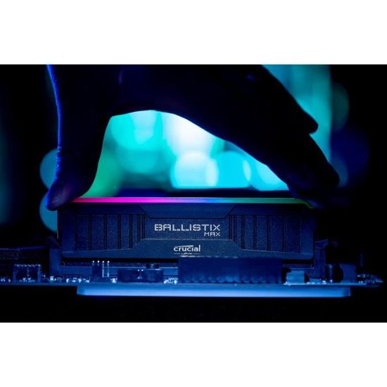 BALLISTIX - Mémoire PC RAM RGB - 32Go (2x16Go) - 3600MHz - DDR4 - CAS 16  (BL2K16G30C15U4BL) - Cdiscount Informatique