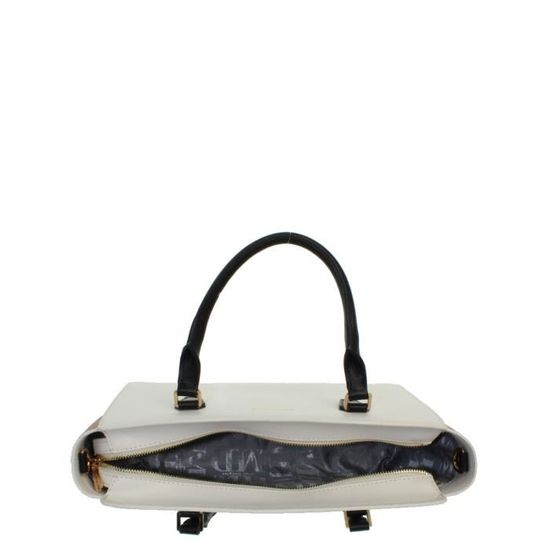 Sac main Mac Douglas Alonso Elodie en cuir ref mac36642 Ivoire