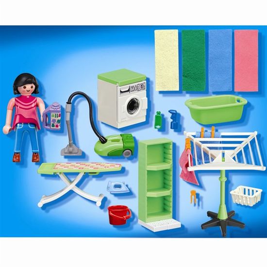 playmobil buanderie