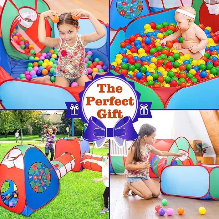 Tente Fusée Enfant Avec Sons Spatiaux - Cabane Pop-Up Intérieur/Extérieur - Jeu D'Imagination