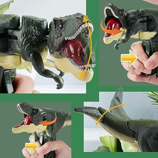 Jadyon Jouet Dinosaure à Bascule Trigger The T-REX - Jouet Amusant Tyrannosaure Rex Jouet Amusant Pour Fete Et Blague J Amz B0chrd