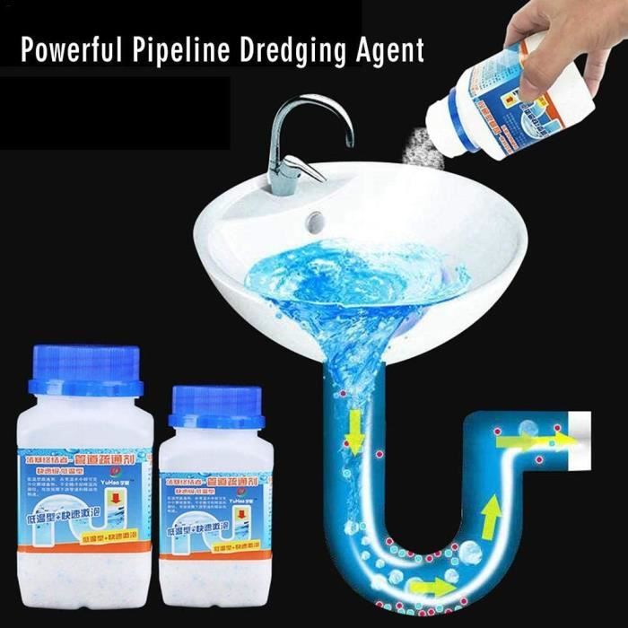 Pipe dredge deodorant - fast foaming pipe cleaner déodorant chemical powder dredge  agent for kitchen toilet pipeline quick cl - Cdiscount Au quotidien