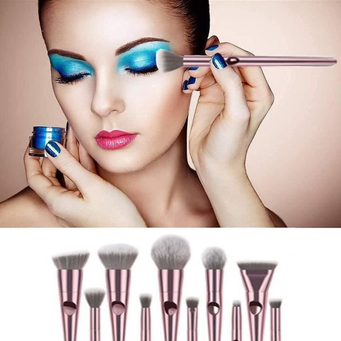 24 Pinceaux Maquillage Pro, Fond De Teint, Fard à Paupières, Neufs
