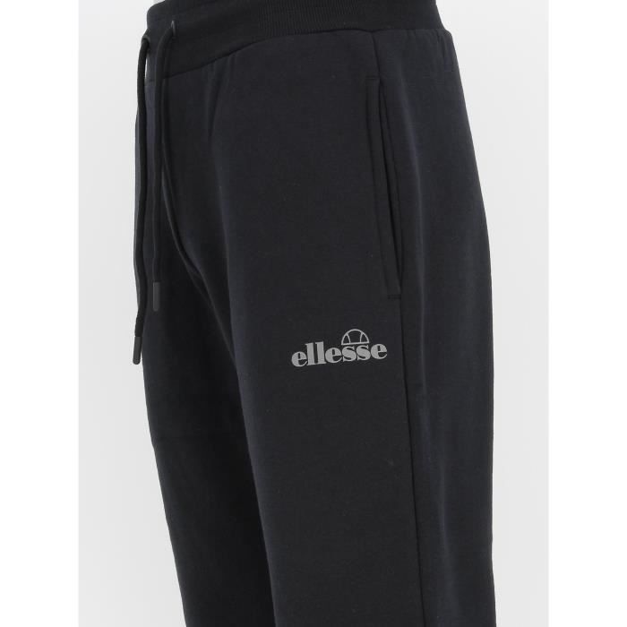 Pantalon de surv tement Pither jogger Ellesse Homme Noir Taille lastique Bas resserr