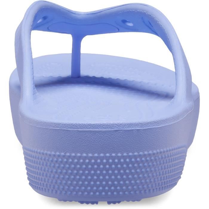 Tongs femme Crocs Classic Platform Moon jelly Talon