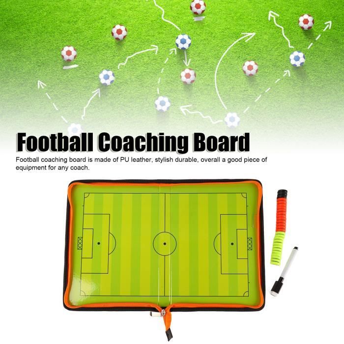 CREADY Tableau Magnétique De Foot Double Face 44x31 Cm Avec Aimants Et Feutres – Parfait Pour Les Coachs