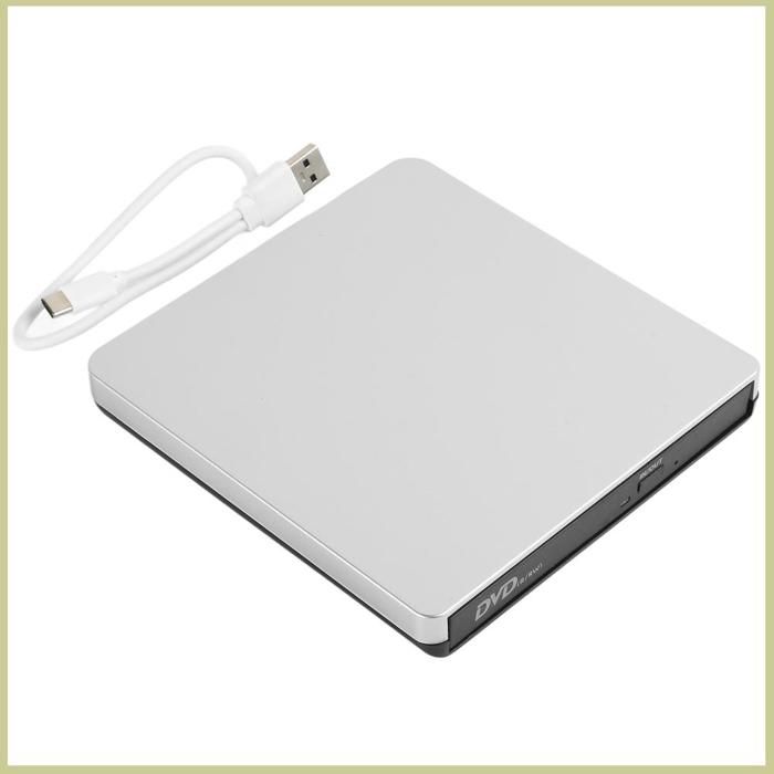 Cocosity Lecteur de CD DVD externe External CD DVD Drive Ultrathin USB3 ...