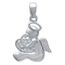 Nico de pendentif argent boule balle Pendentif en argent 925/ collier pendentif Femme Bijoux san125