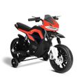 Playkin - faster -  Batterie moto roues latérales noir-0