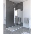 Paroi de douche miroir