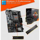 MARQUEL Kit Upgrade évolution PC AMD Ryzen 7 3,6Ghz - Radeon Vega 8 Graphics intégré - Ram 16 Gigas - SSD Nvme 480 Gigas - Windows 11 Pro