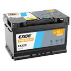 BATTERIE AUTO EXIDE PREMIUM CARBON BOOST 72AH 720A 12V