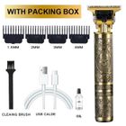 GUIGUOGUO Tondeuse Cheveux Hommes, Tondeuse Barbe Electriques Professionnelle, Sans Fil Rasoir, Écran à LED, Rechargeable, Silencieuse