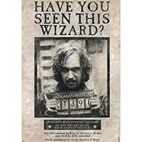 Poster Harry Potter - « Wanted Sirius Black » roulé filmé (91.5x61) - ABYstyle
