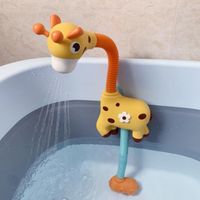 Girafe - Arroseur électrique à jet d'eau, girafe, jouets de bain pour bébé, baignoire, douche, piscine, jouet
