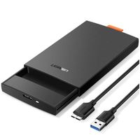AuTech® USB 3.0 Boîtier Disque Dur Externe 2.5 Pouces SATA HDD SSD 7mm à 9.5mm 6To Max 5Gbps UASP Supporte Windows Mac OS Linux