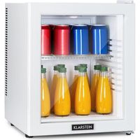Mini réfrigérateur Klarstein Brooklyn 32 - porte vitrée LED - 32L - blanc