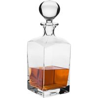 Krosno Carafe à Whisky Verre en Cristal - Carafe - 1000 ml - Collection Caro - Lavable au Lave-Vaisselle