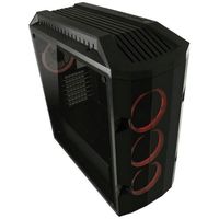 Boîtier gaming LC Power LC-998B-ON noir avec 4 ventilateurs LED pré-installés