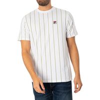 T-Shirt Rayé À Épingles Lee - Fila - Homme - Blanc