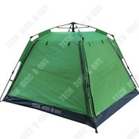TD® Tente de camping en plein air, double couche anti-tempête, respirante, protection solaire pour plusieurs personnes, automatique